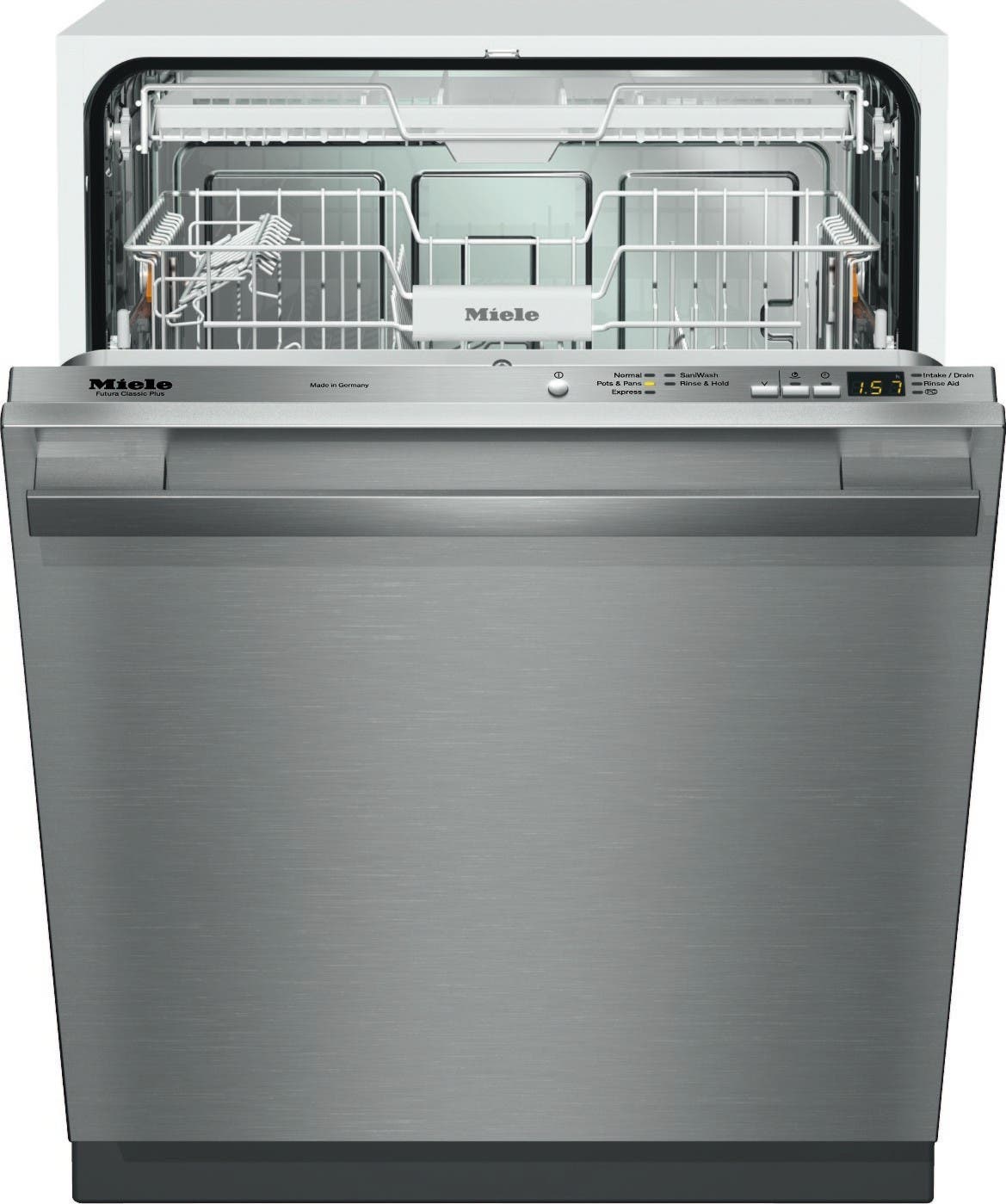 Miele G4977SCVISS Clean Touch Steel, With Cutlery Tray and Third Rac...