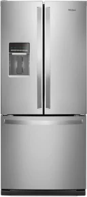 30 Inch, 20 Cu. ft. Freestanding French Door Refrigerator with External Water Dispenser