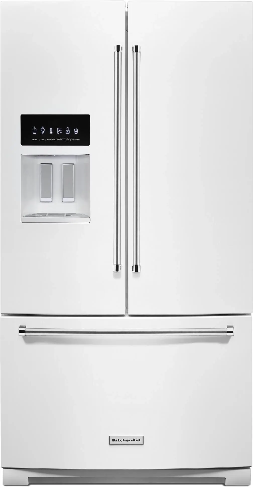 KitchenAid KRFF507HWH 36 Inch, 26.8 Cu. Ft. French Door