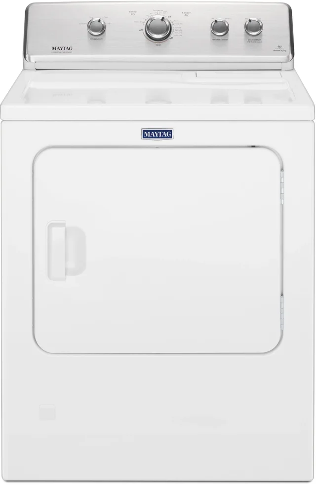 Maytag MEDC465HW 29 Inch Top Load Electric Dryer with Wrinkle Contr...