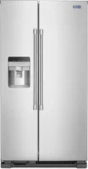 36 Inch, 25 Cu. Ft. Side-by-Side Refrigerator with Exterior Ice and Water Dispenser