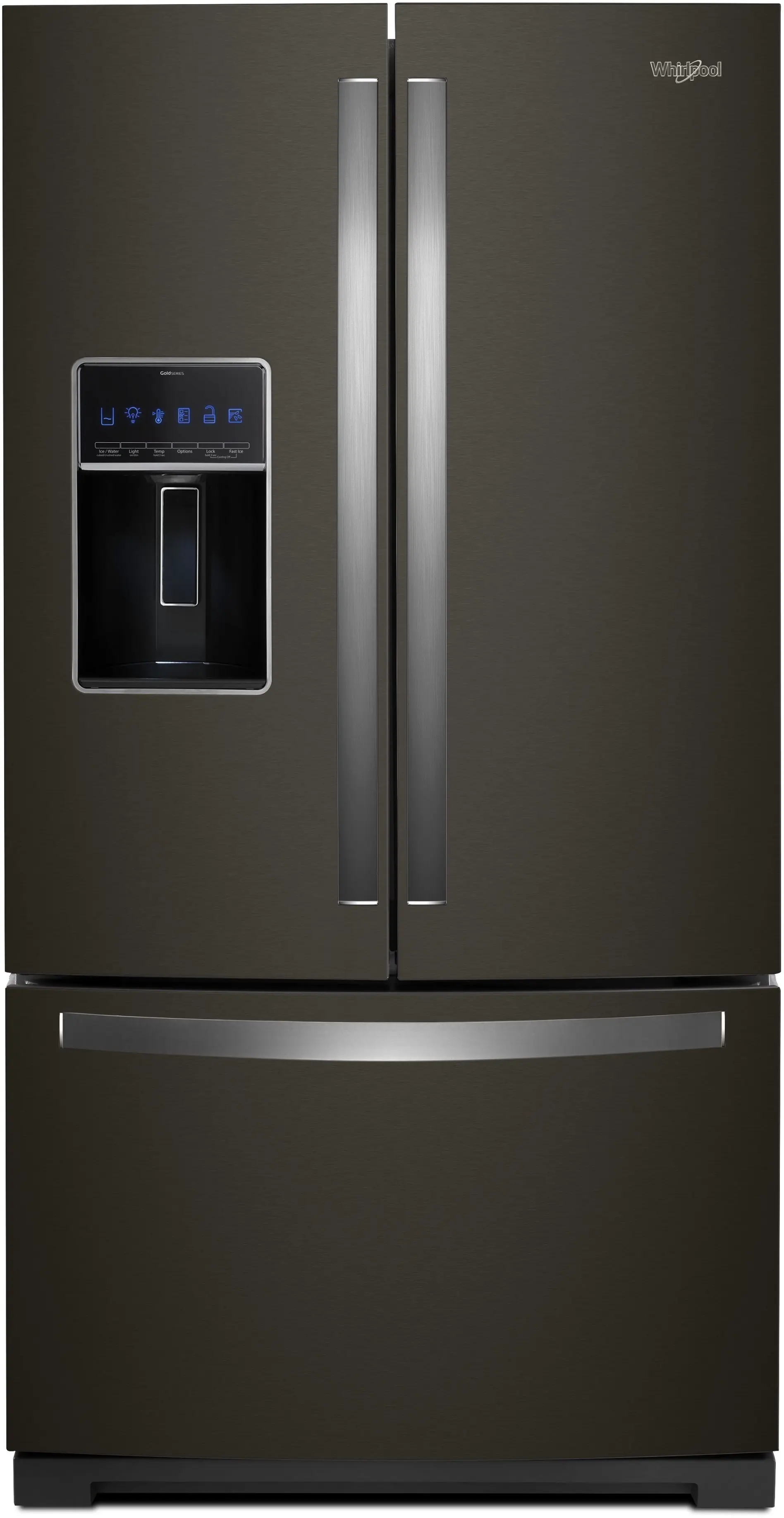 Whirlpool WRF767SDHV Fingerprint Resistant Black Stainless Steel