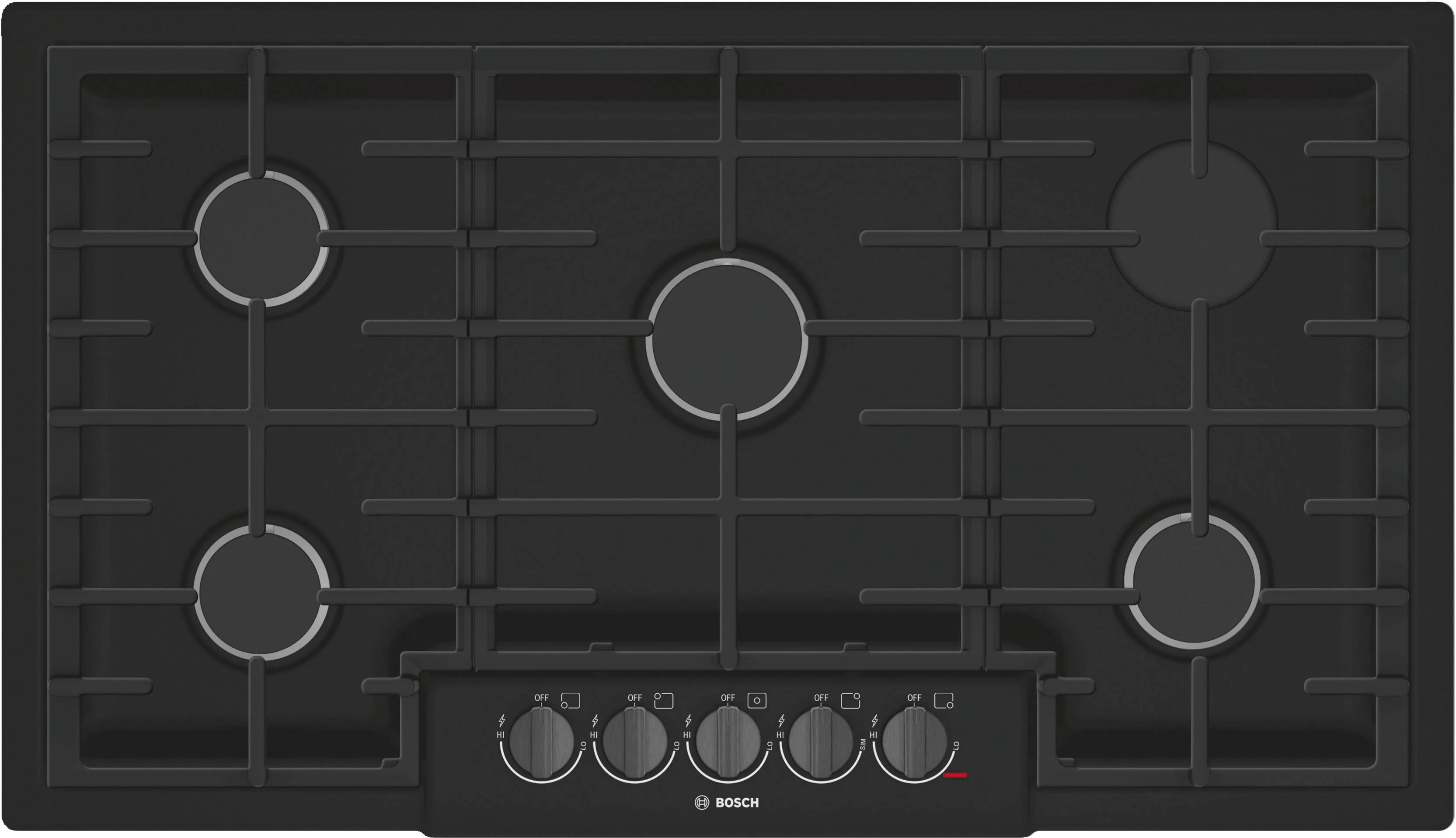 800 Series 36" Gas Cooktop - Thumbnail 3