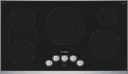 36 Inch Electric Cooktop with Knob Control