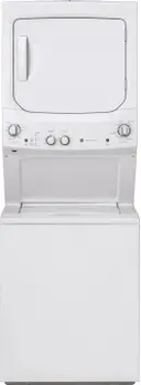 27 Inch Electric Laundry Center with Auto-load Sensing, Cycle Status Lights, Rotary Controls, 11 Wash Cycles, 6 Wash/Rinse Temperatures and 800 RPM