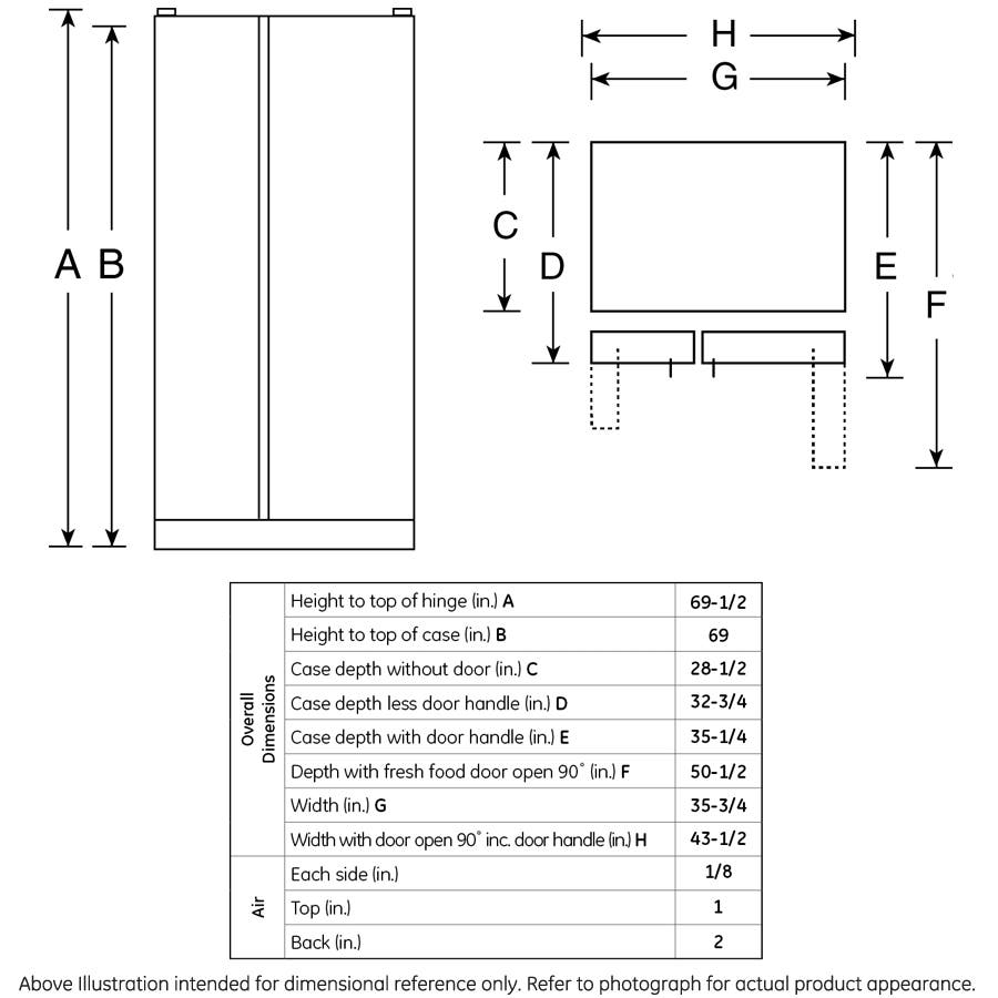 GE GSE25HEMDS Slate