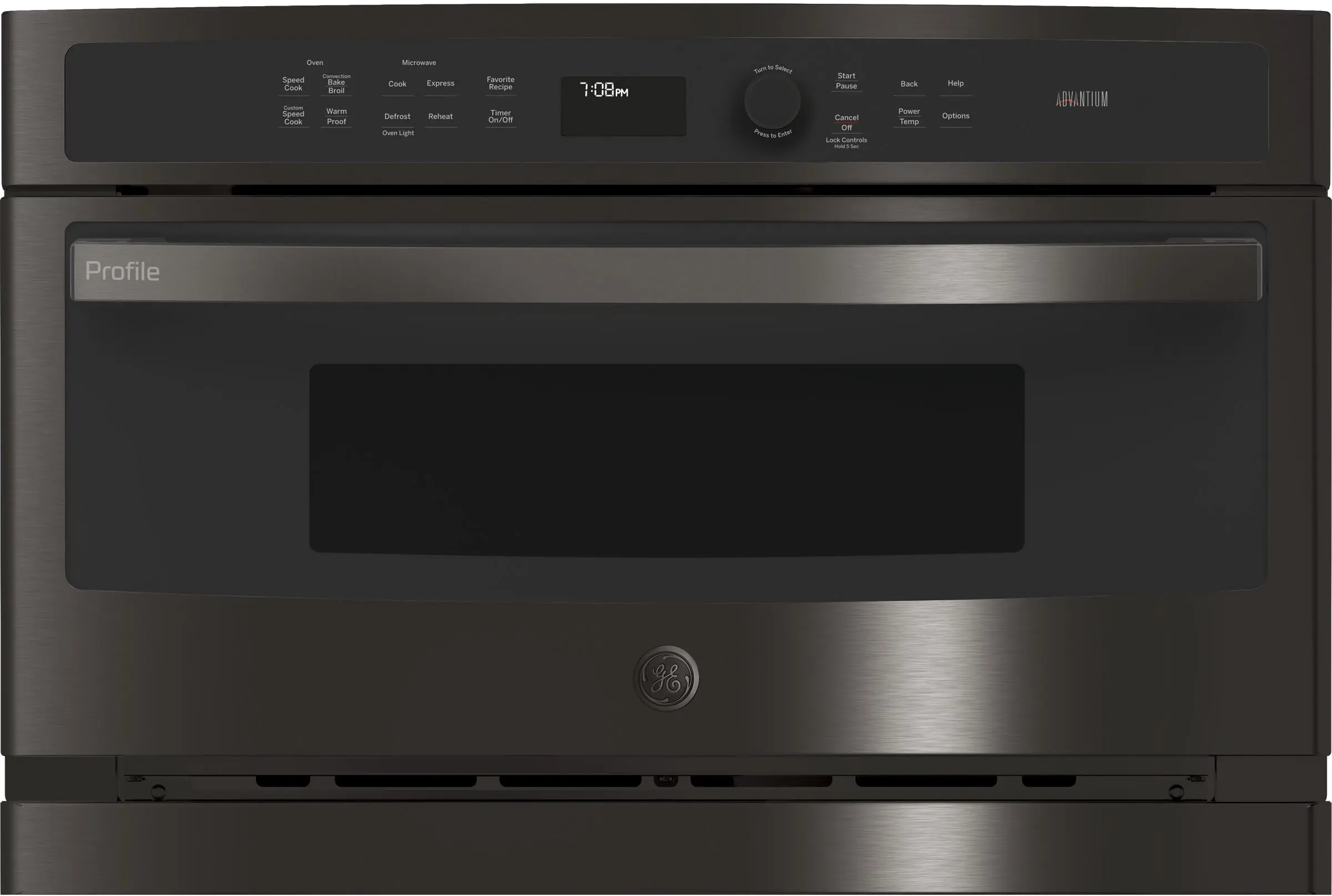 GE PSB9240BLTS Black Stainless Steel