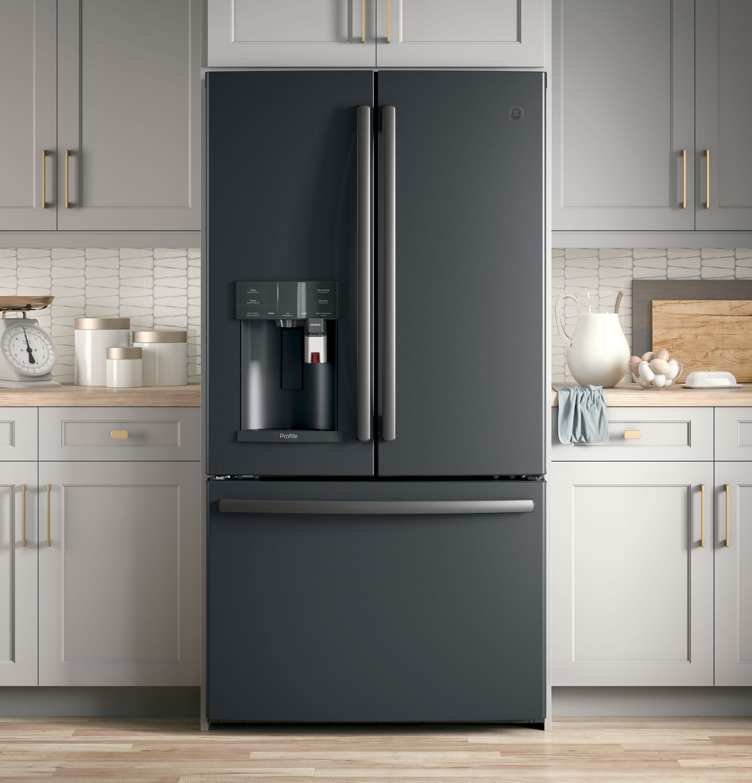 GE PFE28PELDS Black Slate