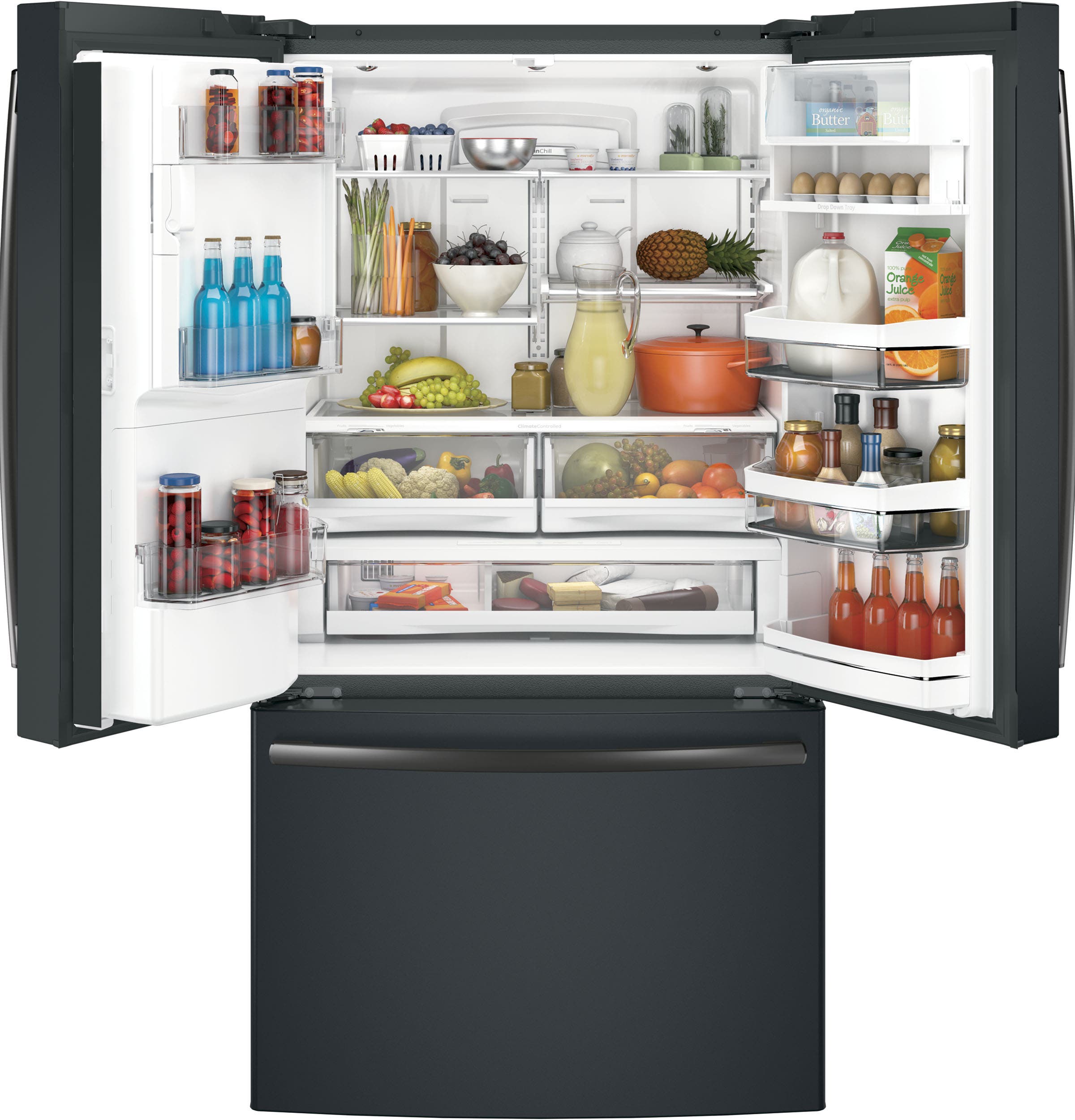 GE PYE22PELDS Black Slate