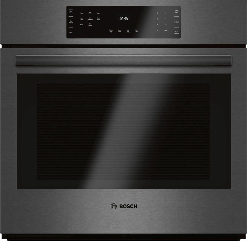 Bosch HBL8442UC 30 Inch Single Wall Oven with True Convection: Bla...
