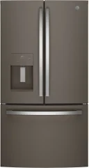 36 Inch French Door Refrigerator with 25.6 Cu. Ft. Capacity, Spill Proof Glass Shelves, Deli Drawer, Humidity-Controlled Crispers, Door Alarm, Enhanced Shabbos Mode Capable, External Ice/Water Dispenser, ENERGY STAR® Qualified, and ADA Compliant