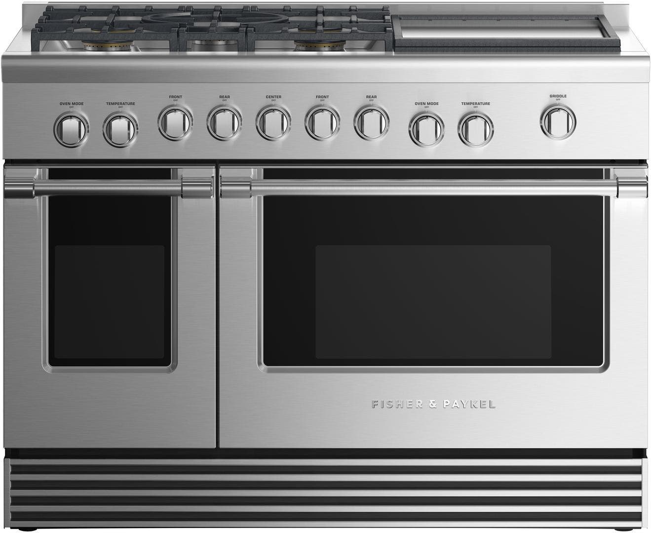 Fisher Paykel RGV2485GDLN Stainless Steel With Black Glass