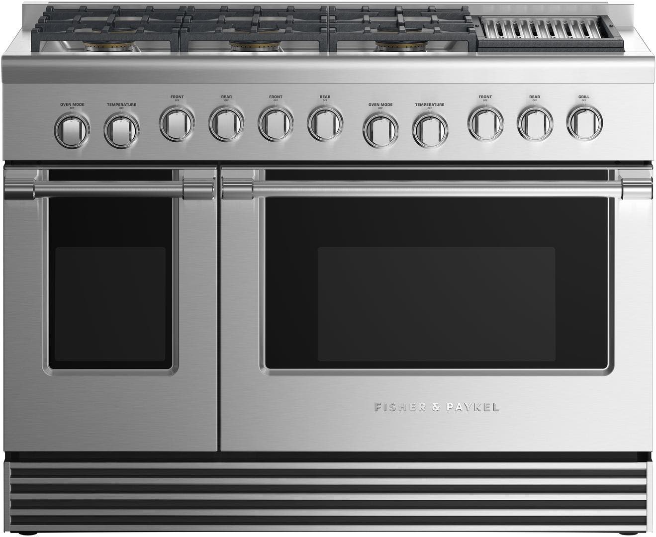Fisher Paykel RGV2486GLLN Stainless Steel With Black Glass