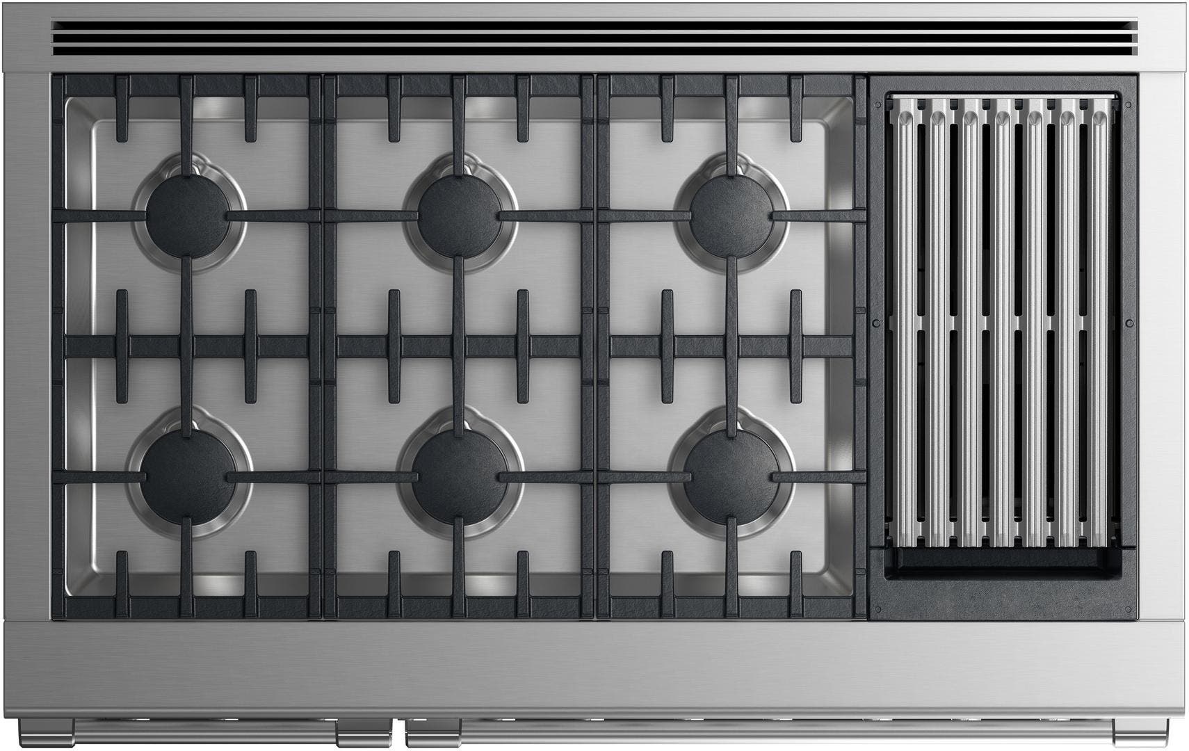 Fisher Paykel RGV2486GLLN Stainless Steel With Black Glass