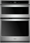 30 Inch Smart Electric Combination Double Wall Oven with 6.4 cu. ft. Capacity, Self Clean, Delay Bake