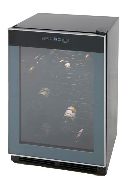 Avanti WC52T3SB Black / Tempered Glass Door