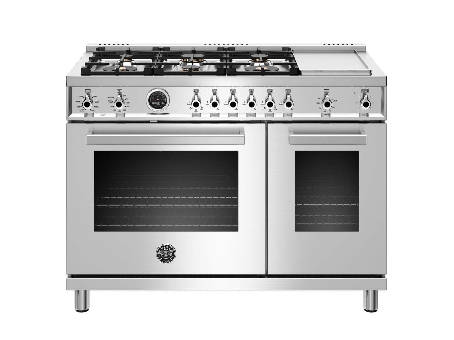 Bertazzoni PROF486GDFSXTLP Stainless Steel, Liquid Propane