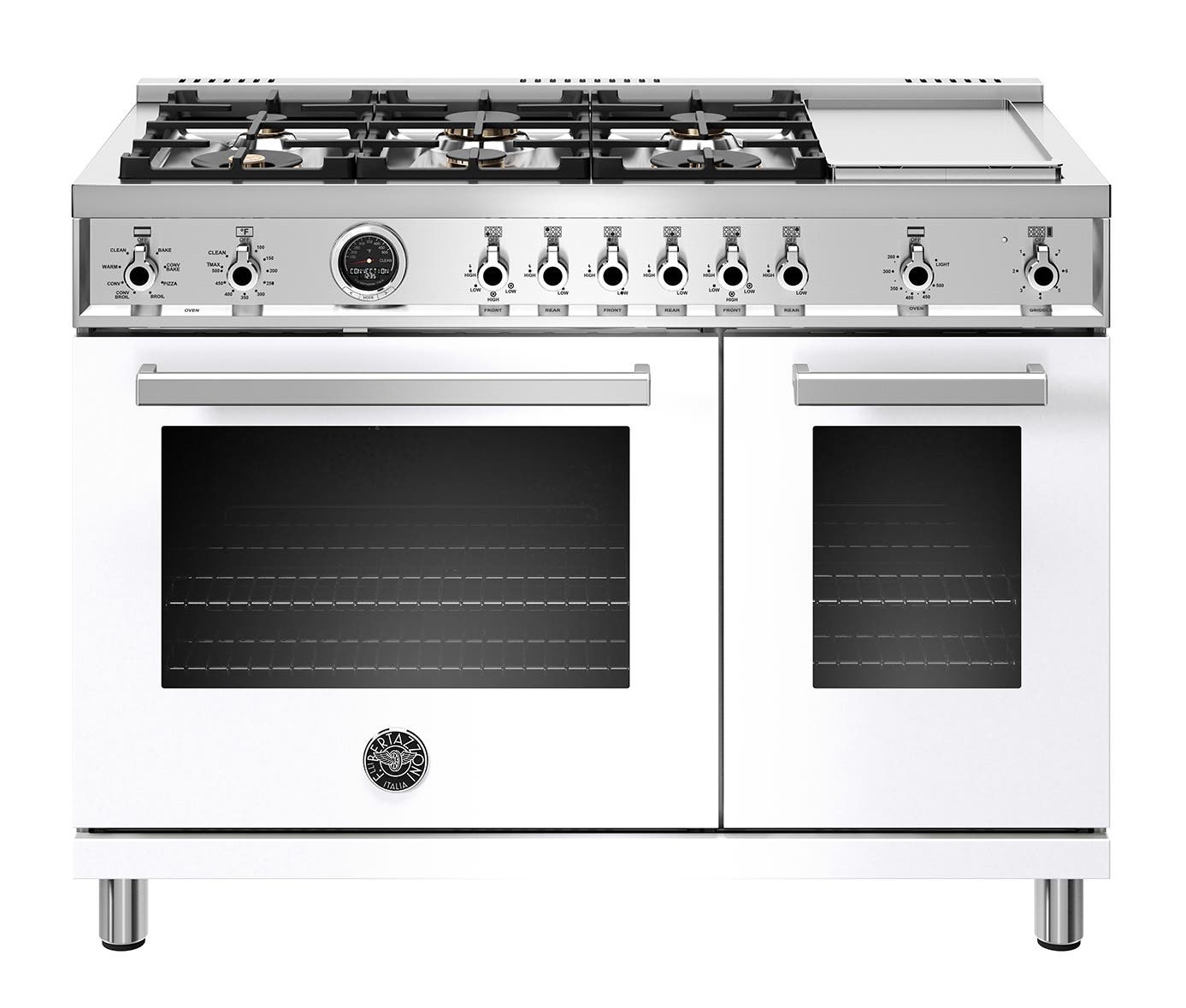 Bertazzoni PROF486GDFSBITLP White, Liquid Propane
