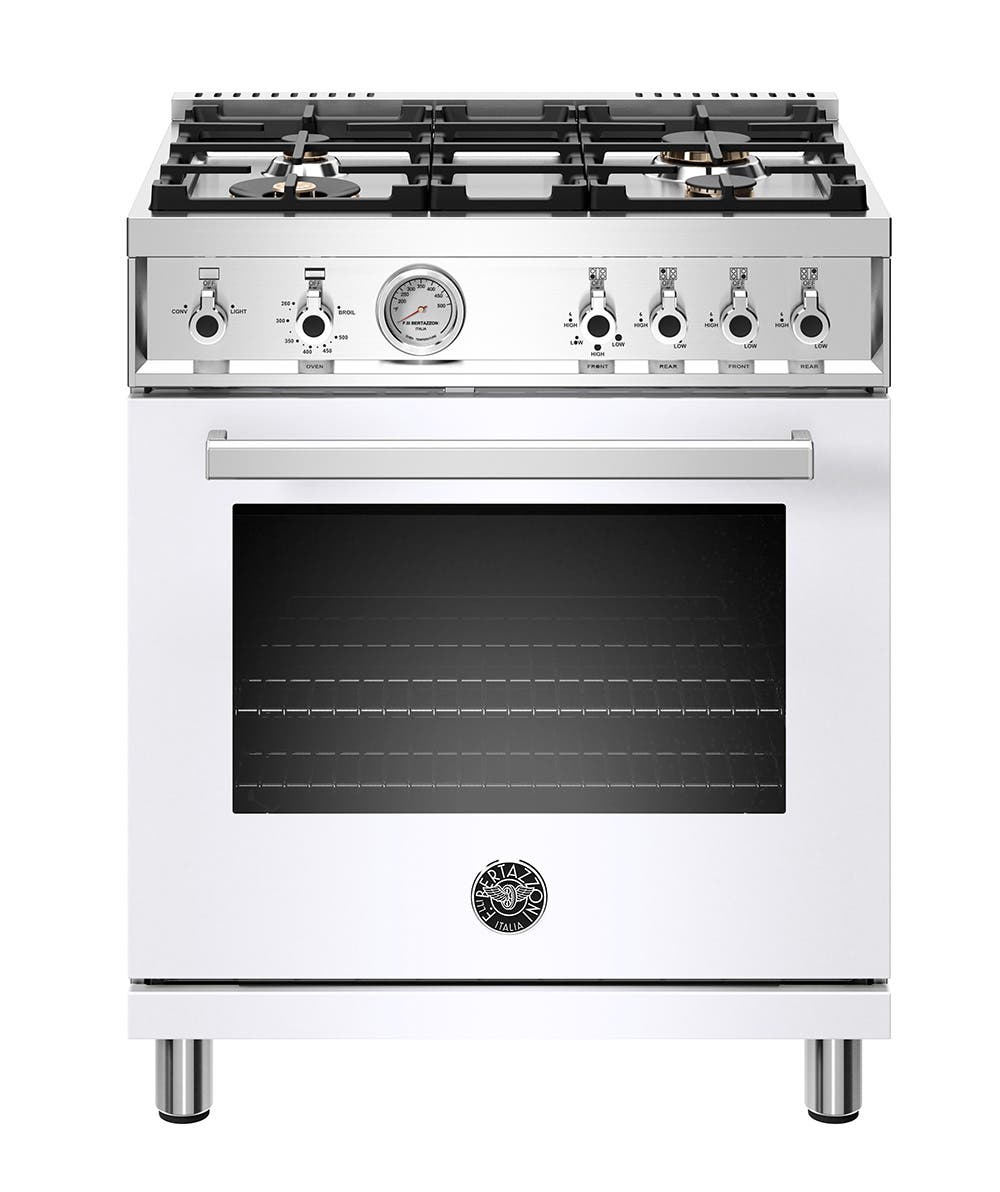 Bertazzoni PROF304GASBITLP White, Liquid Propane