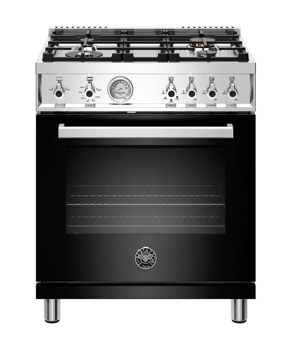 Bertazzoni PROF304GASNETLP Black, Liquid Propane