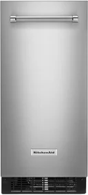 15 Inch Built-In Undercounter Clear Ice Maker with 25 lbs. Ice Storage Capacity, PrintShield™ Finish, Fully Flush Installation, Self-Cleaning Cycle, Filter-Ready, Built-In Drain Pump System, Reversible Door, and Max Ice