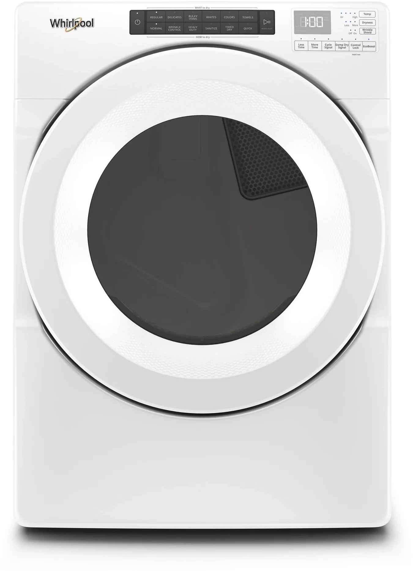 Whirlpool WGD560LHW 27 Inch Gas Dryer White | Plesser's Appliances