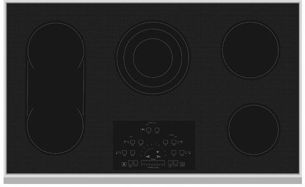 Hestan KEC36BK Black/Stainless Steel