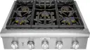30 Inch Gas Rangetop with 5 Pedestal Star Burners