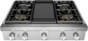 36 Inch Gas Rangetop with 4 Pedestal Star Burner