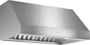 Wall Mount Smart Range Hood with 4-Speed, Blower (Sold Separately), Touch Control, LED Lighting, Baffle Filter, Delay Shut Off, and Automatic Mode
