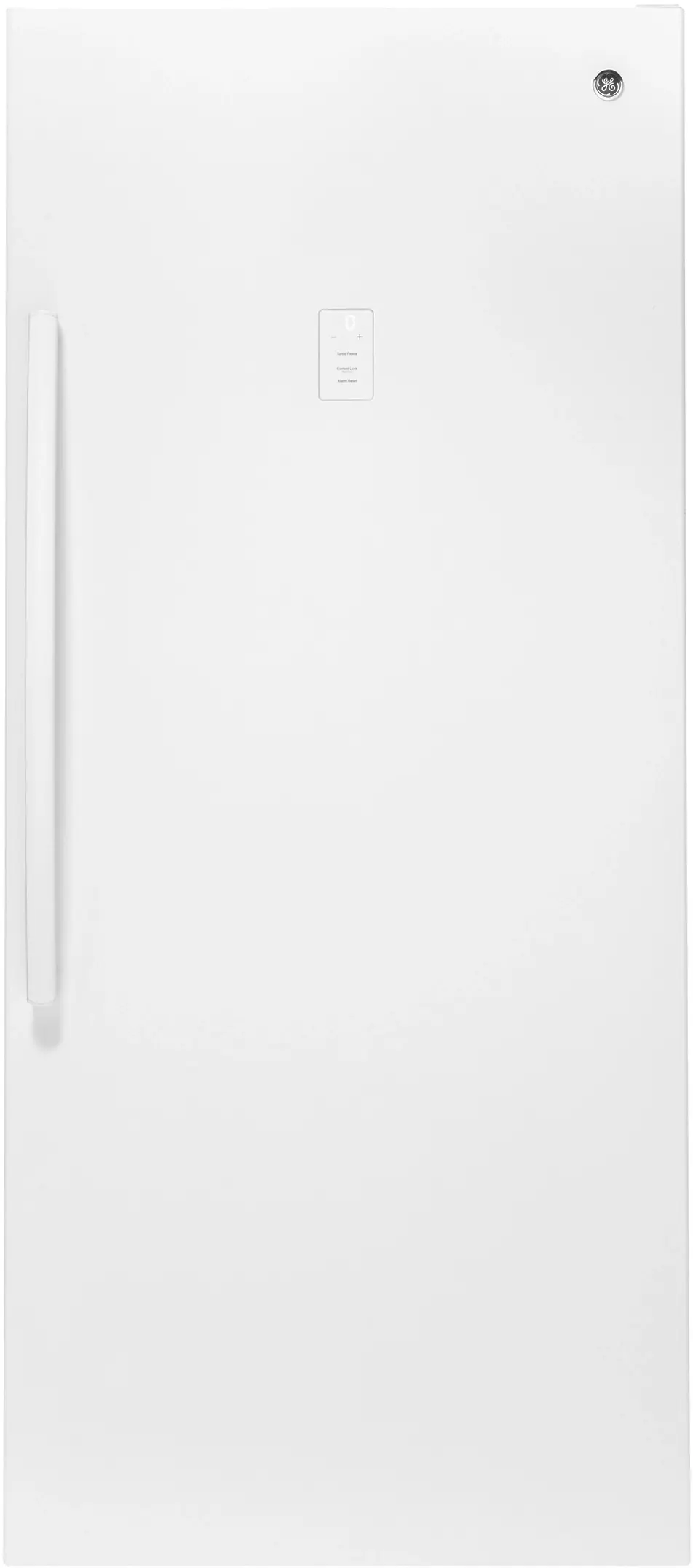 GE FUF17SMRWW 33 Inch Freestanding Upright Freezer White