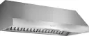 Wall Mount Smart Range Hood with 4-Speed, Blower (Sold Separately), Touch Control, LED Lighting, Baffle Filter, Delay Shut Off, and Automatic Mode