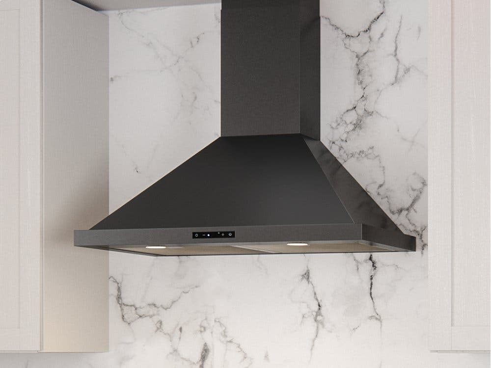 Zephyr ZOME30ABS Black Stainless Steel, 30 Inch