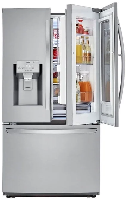 LG LFXS26596S 36 Inch, 26 Cu. Ft. French Door Refrigerator with ...