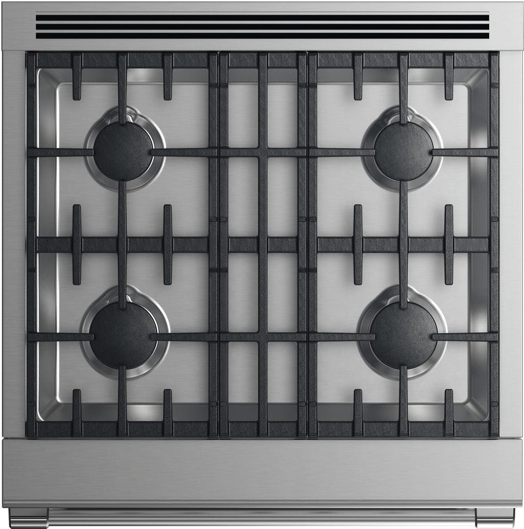 Fisher Paykel RGV2304NN Stainless Steel With Black Glass, Natural Gas