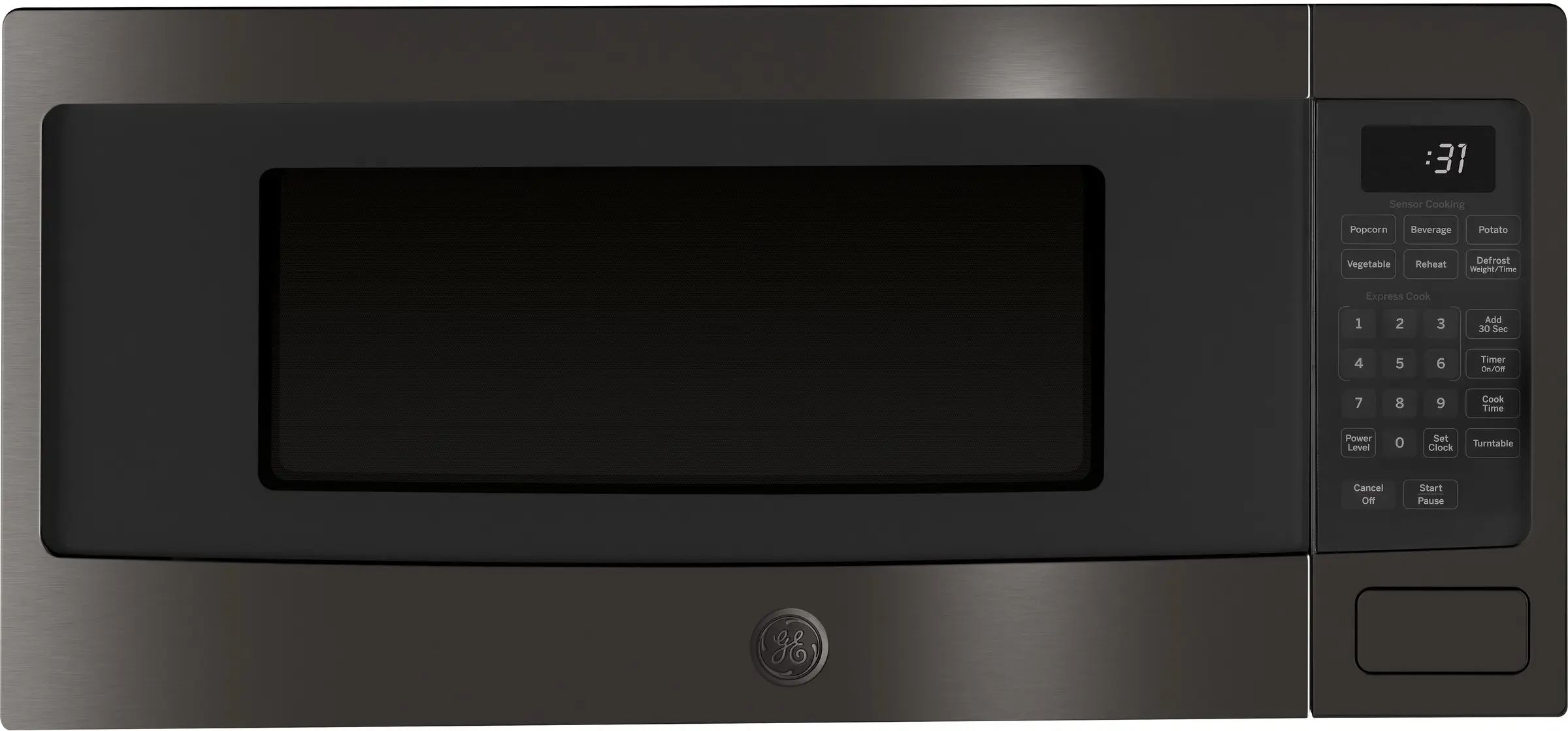 GE PEM31BMTS Black Stainless Steel