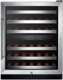 24 Inch Built-In/Freestanding Dual Zone Wine Cooler with 46 Bottle Capacity