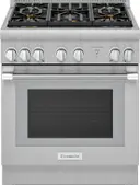 30 Inch Freestanding Professional Dual Fuel Range with 4.4 cu. ft. Oven Capacity, Continuous Grates, Self-Clean Mode, and Sabbath Mode