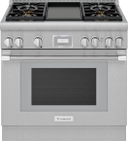 36 Inch Freestanding Dual Fuel Range with Sealed Burners