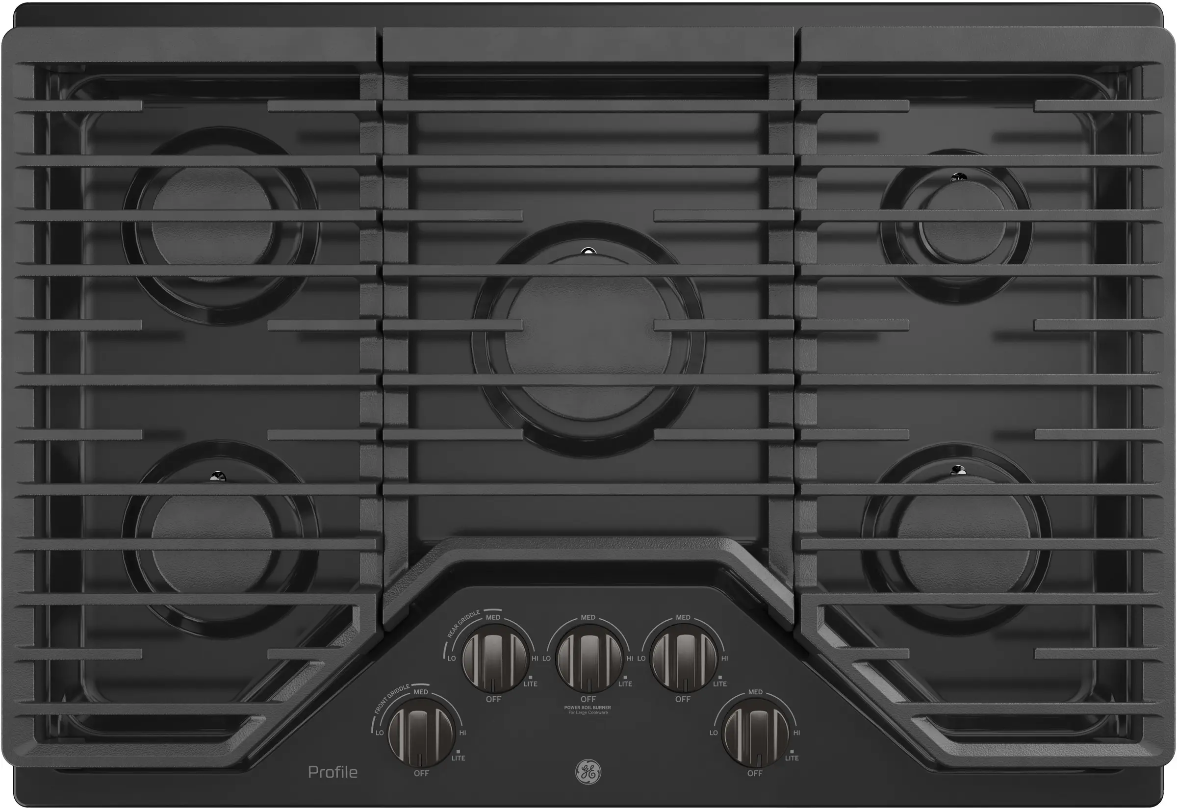GE PGP7030BMTS Black Stainless