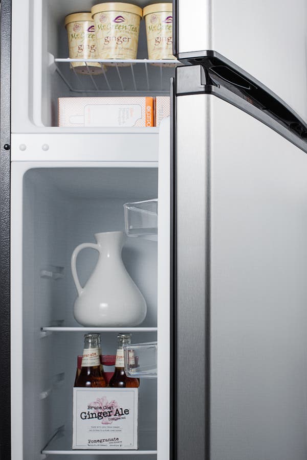 Summit CP972SS Stainless Steel/Black, Right Hinge