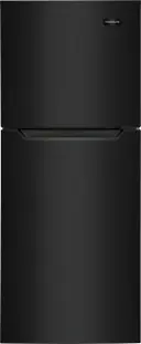 24 Inch Top Freezer Apartment-Size Refrigerator with 11.6 cu. ft. Capacity, LED Lighting, Crisper Drawers