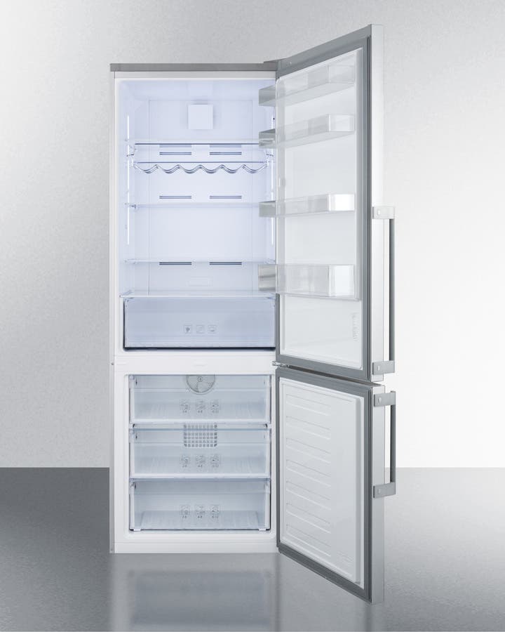 Summit FFBF286SS Stainless Steel/Platinum, No Ice Maker
