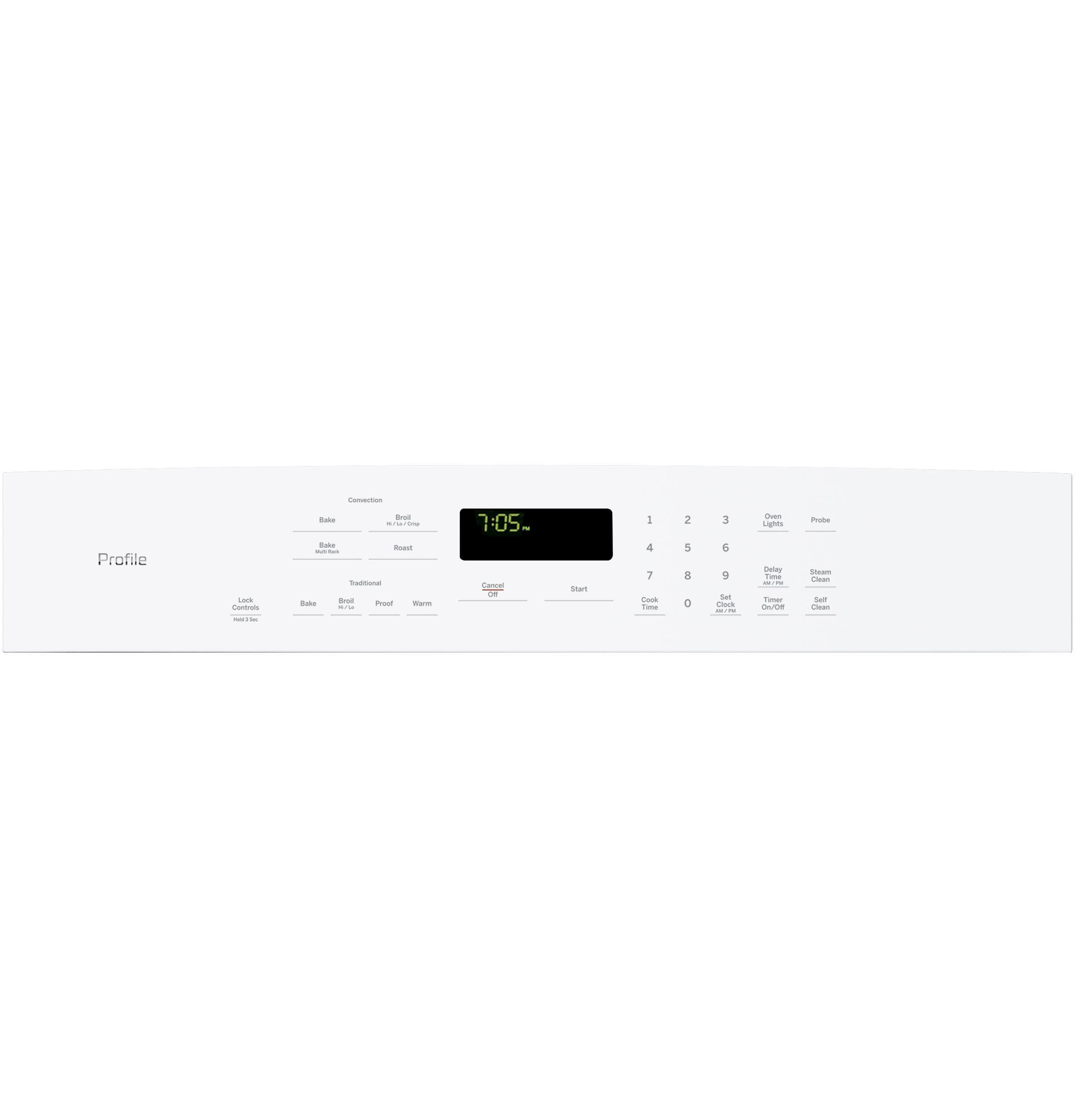 GE PT7050DFWW White