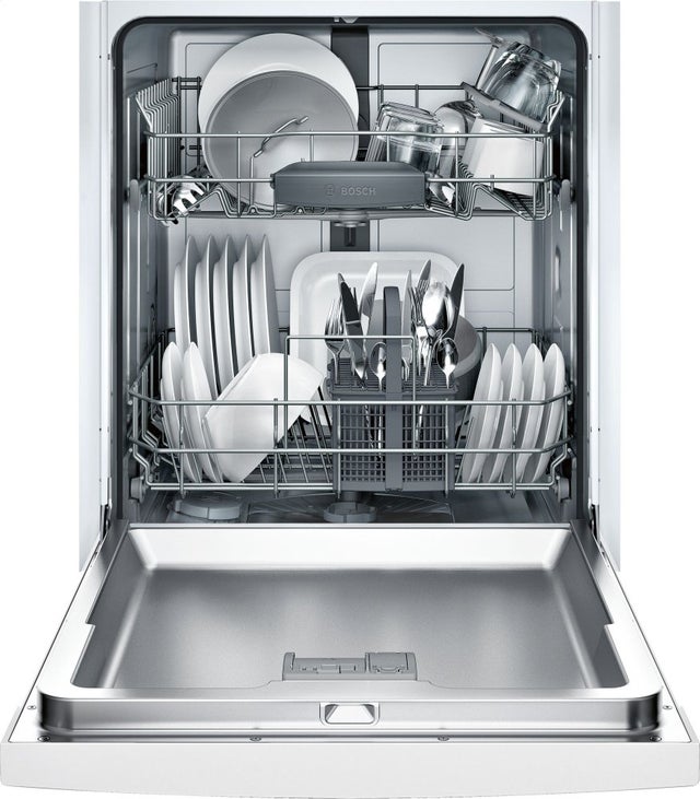 Bosch SGE53X52UC 24 Inch Built-In Recessed Handle Dishwasher with 4...