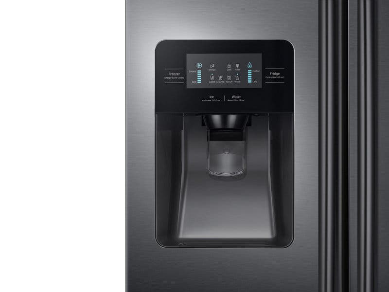 Samsung RS25J500DSG Fingerprint Resistant Black Stainless Steel