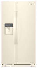 36 Inch Freestanding Side By Side Refrigerator with 24.6 Cu. Ft. Total Capacity, LED Interior Lighting, Frameless Glass Shelves, Adjustable Gallon Door Bins, Factory-Installed Icemaker, and Filtered Ice/Water Dispenser
