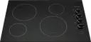 30 Inch Electric Cooktop with 4 Element Burners, Ceramic Glass Surface, 3000W Quick Boil Element, SpaceWise® Expandable Element, Ready-Select® Controls, Hot Surface Indicator, and UL/CSA Certified