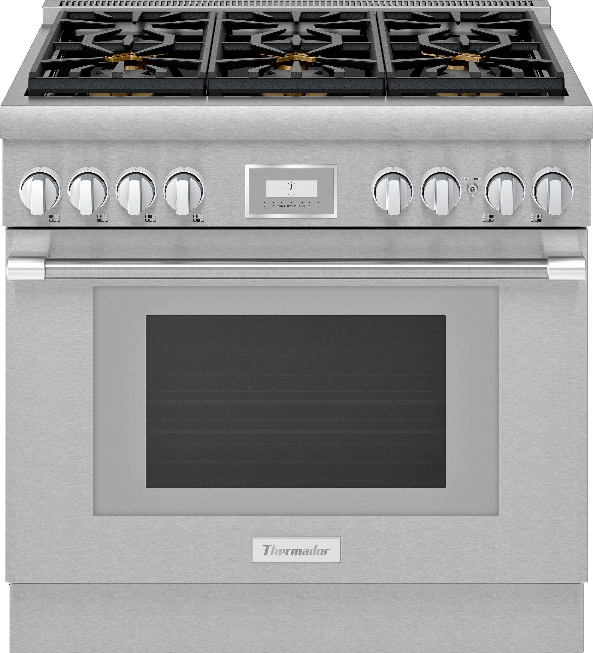 Stainless Steel with 6 Burners