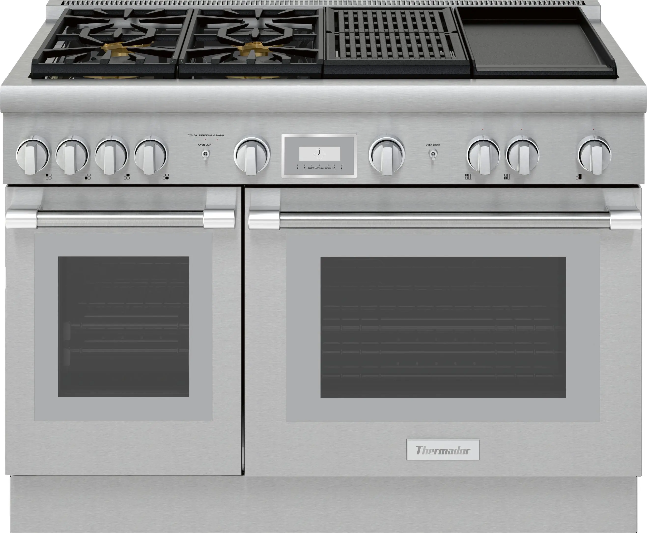 Thermador PRD484WCHU Stainless Steel, Grill and Griddle